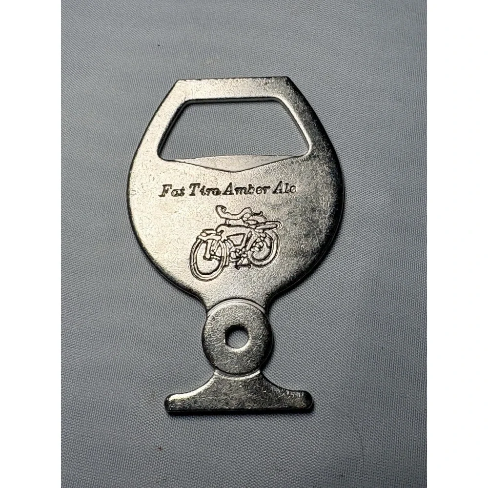 Fat Tire Amber Ale Belgium Brewing Key Chain Beer Bottle Opener Sam Adams Lot